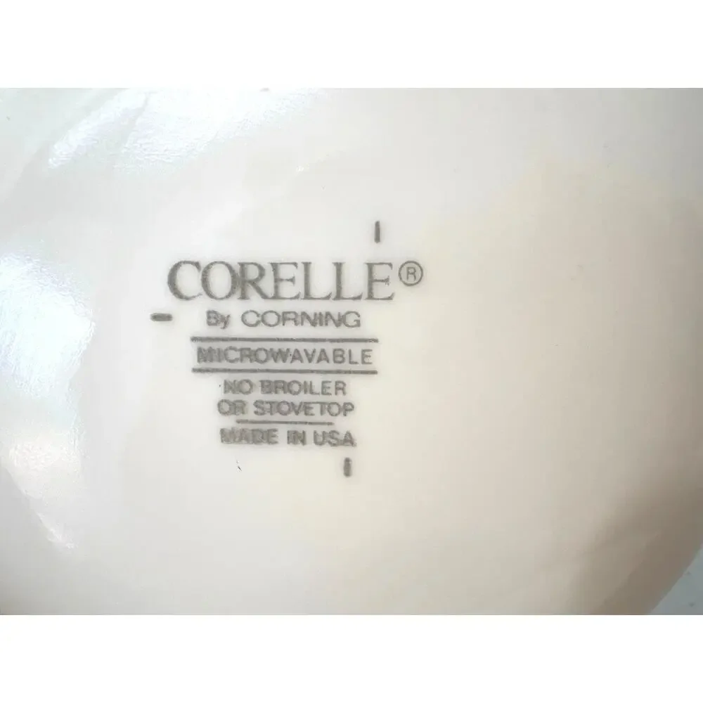 Vintage Corelle Plain Ivory (antique white) dessert bowl 8oz
